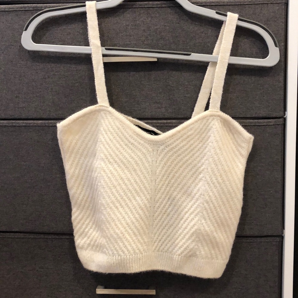 Cropped Sweater Tank